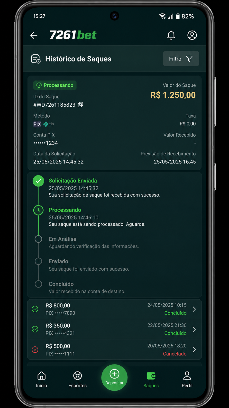 7261bet screenshot