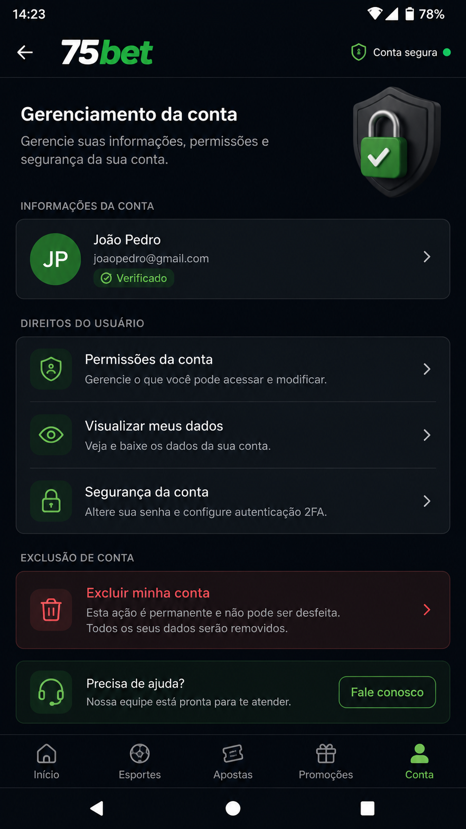 75bet screenshot